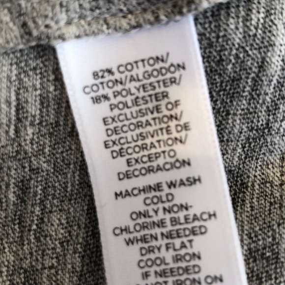 LOFT organza bow tee with beading. - Picture 5 of 5